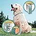 bio Flea & Tick Collar for Dogs by LuksStart: Hypoallergenic Adjustable Waterproof protection from species of insects. One Size Fits ALL! Enhanced with Plant Extr