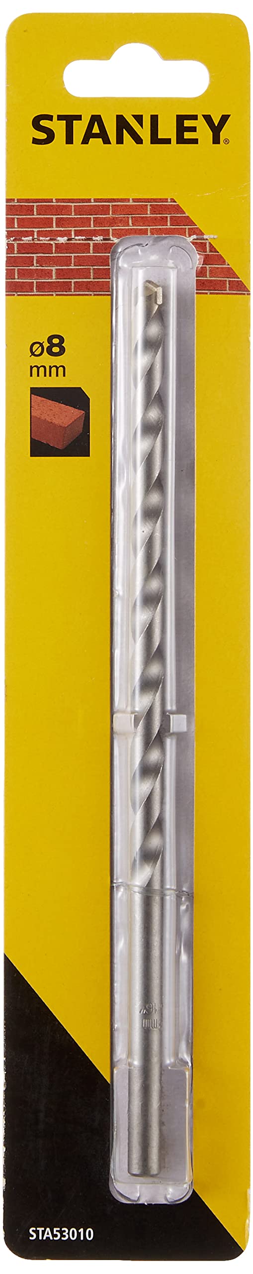 Broca para Piedra con Punta de TCT 8x200 mm, Black/White