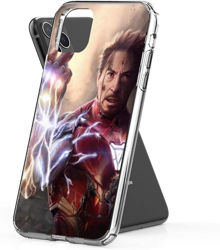 Geardurr Iron Man with The Infinity Gems Case Cover Compatible for iPhone (11 Pro Max) 1266923