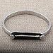 Lywjyb Birdgot You are Braver Than You Believe Stainless Steel Quote Hairband Bracelet Cuff Bracelet for Women Girls