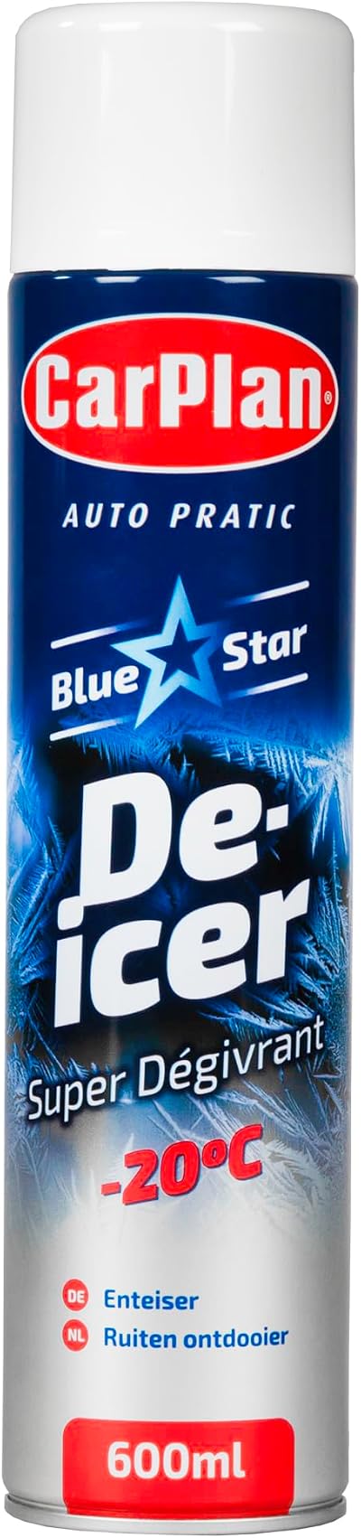 CarPlan Blue Star De-Icer 600 ml Aerosol Windscreen Defrost