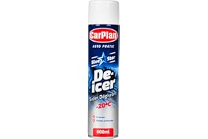 CarPlan De-Icer Aerosol, 21 fl oz – Blue Star De Icer for Car Windshield, Fast-Acting Defroster for Windows, Works in Extreme Cold -20C