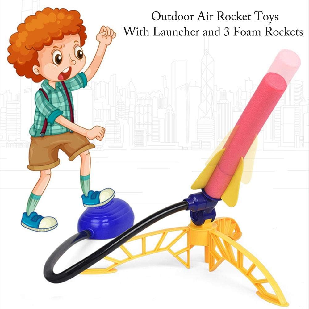 Air Pressure Rocket Launcher Kit,Awtang Innovative Outdoor Rocket Game