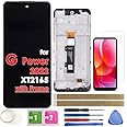 LCD Screen Replacement Touch Display Digitizer Assembly with Frame for Motorola Moto G Power 2022 XT2165 XT2165-5 6.5" (not for 2021 Version)