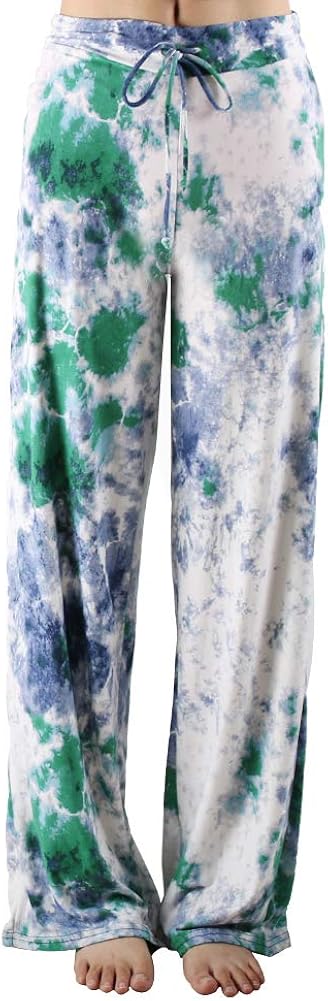 Buttery Soft Pajama Pants for Women – Floral Print Drawstring Casual Palazzo Lounge Pants Wide Leg for All Seasons at  Women’s Clothing store