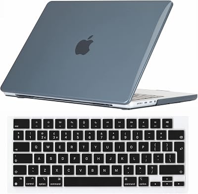 Se7enline MacBook Pro 16 inch Case Crystal Black 2021-2024 M1 Pro Max