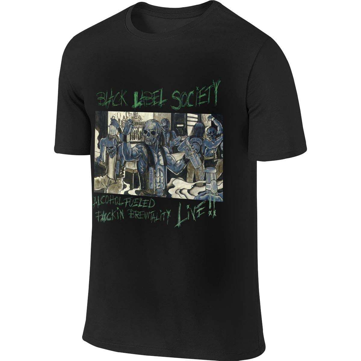 Black Label Society Alcohol Fueled Brewtality Band S Light Round Neck Light Ts Shirts