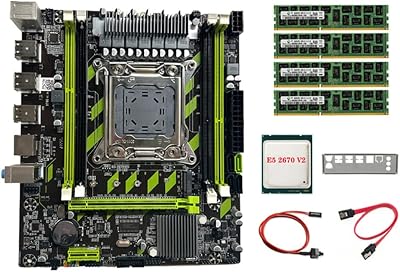 Wresetly X79G LGA2011 Motherboard E5 2670 V2 CPU 16GB DDR3 RAM M.2 NVME