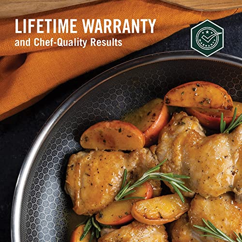 HexClad 6Piece Hybrid Cookware Set 2, 3, and 8 Qt Pot Set with 3