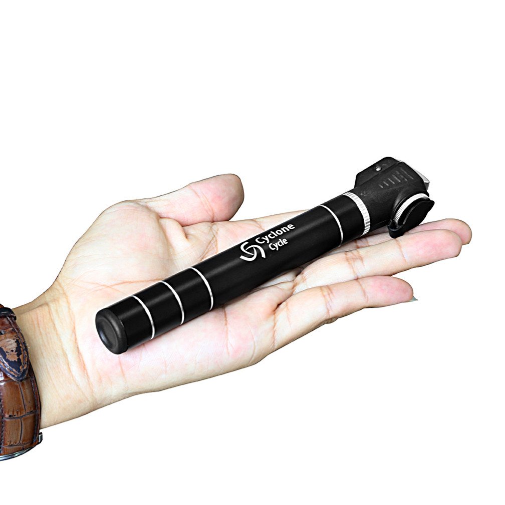 Cyclone Cycle Mini Bike Pump(best Rated) Compact & Portable Micro