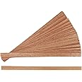Woho 120 Packs Spanish Cedar Cigar Lighter Cedar Wood Spills Strips Sticks, Cigar Lighting and Pipe Smoking Assessories and Humidor for Cigar Box Tray Jar and Case(0.01"Thick)