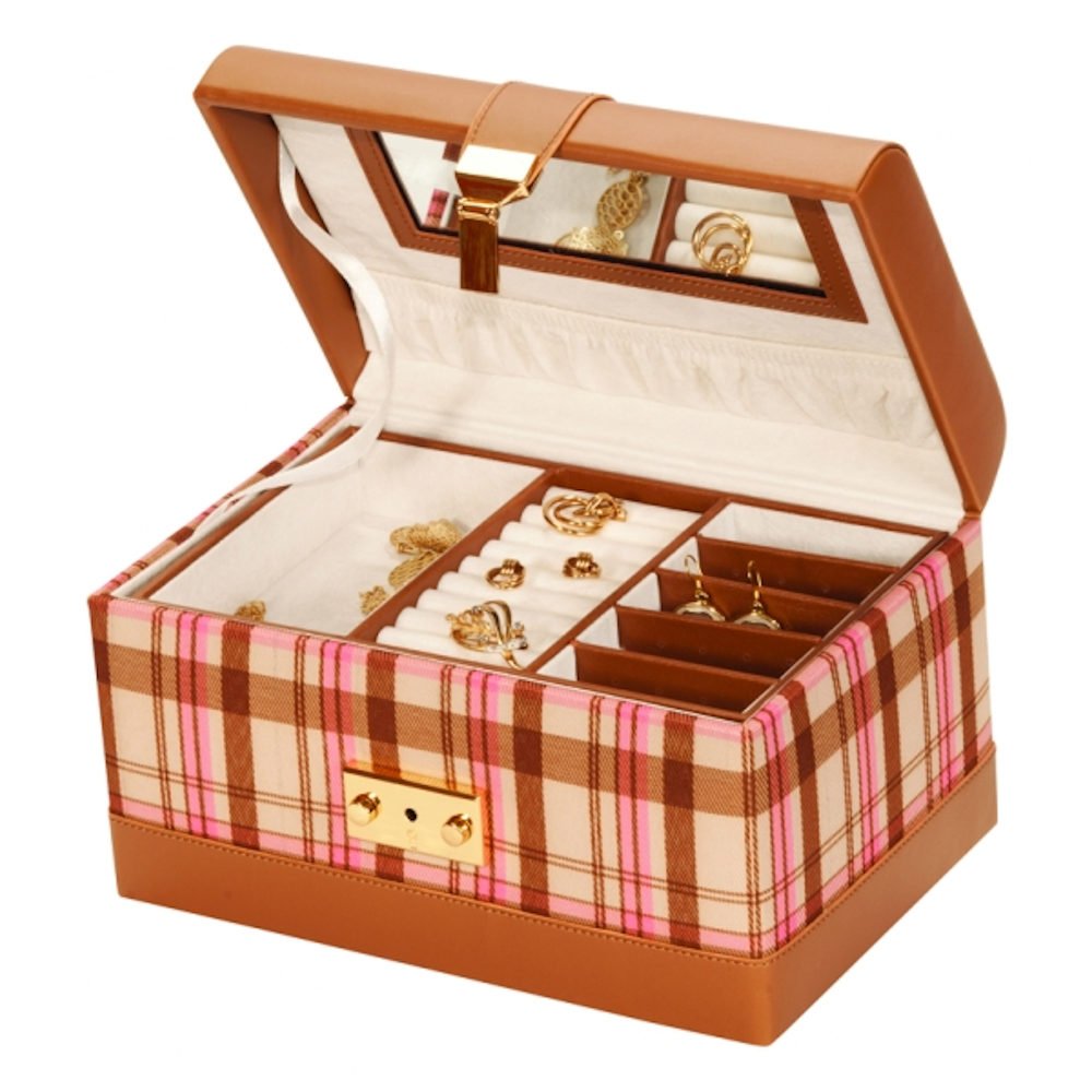 Pink Plaid Wendy Jewellery Box