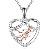 YFN Sports Jewelry Gifts for Women Sterling Silver Softball Baseball Golf Basketball Volleyball Bike Runner Pendant Necklace for Softball Lovers and Fans Jewelry Gift