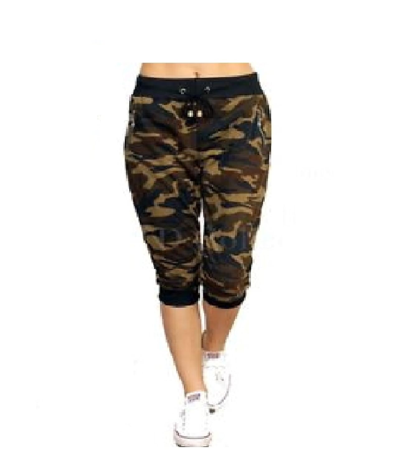 krystle womens army comfort capri