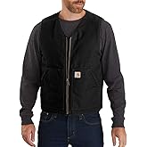 Carhartt Men's 104394 Washed Duck Vest - Sherpa Lined