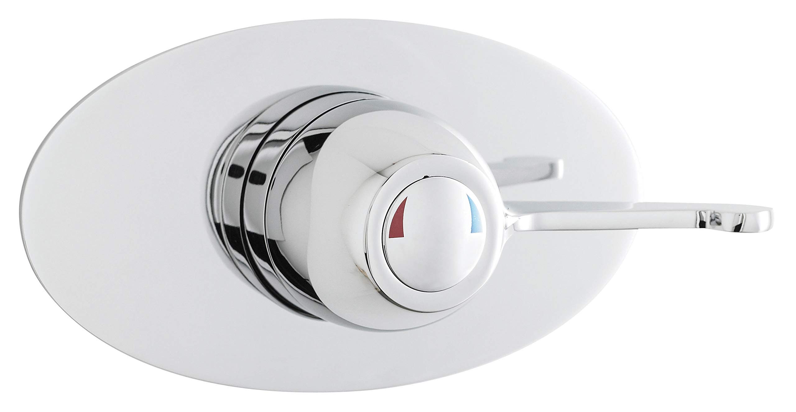 Nuie VSQ4 Commercial ǀ Modern Bathroom Concealed Sequential Thermostatic Shower Valve with Lever Handle, 110mm x 205mm, Chrome