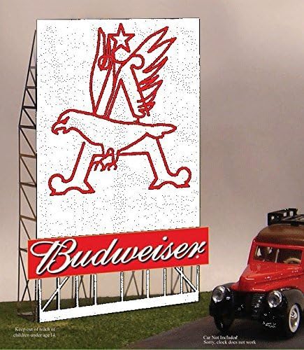 Lights4Models 33-9015 Bud Eagle N & Z Billboard by Miller Signs