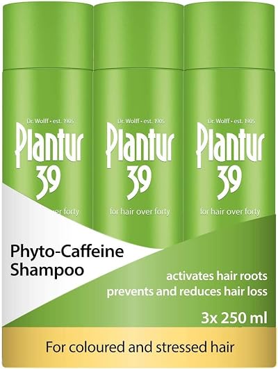Plantur 39 Caffeine Shampoo 3x250ml For Coloured Hair Prevents Hair Loss