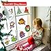 HUFUN 12 Pack Christmas Window Clings Christmas Decorations Indoor Xmas Clings Window Stickers Christmas Window Decals Snow Flake Santa Claus, Snowman Multiple Styles Reusable