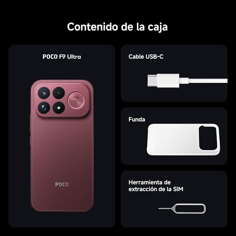 Poco F9 Ultra 5G, 16+1TB, Preto, 8050mAh, 100 W de Carga