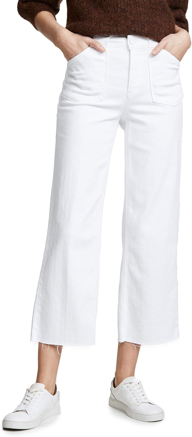 white utility jeans