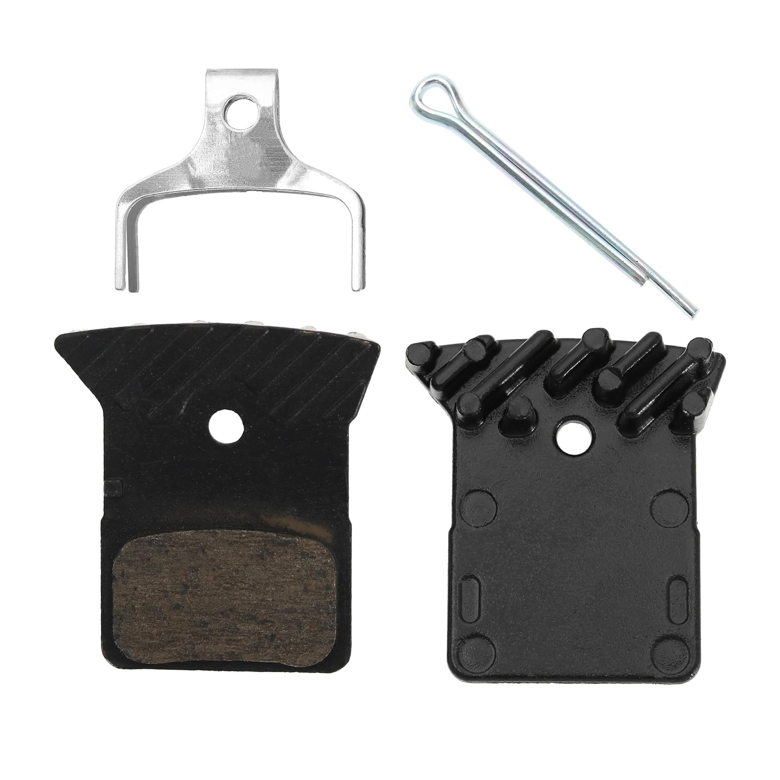 Create idea Disc Brake Pads Replacement Compatible with Shimano L02A L03A L04A L05A L04C K02S Cooling Fin Disc Brake Pad Motorbike Accessories