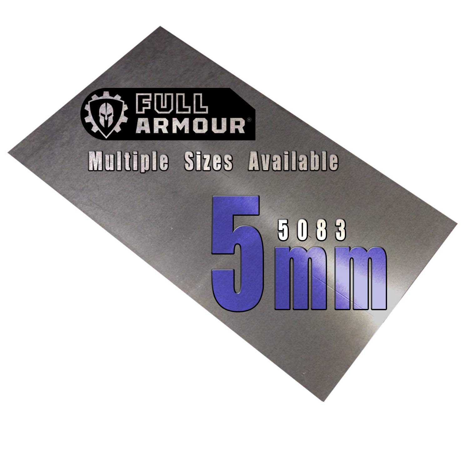 5mm Aluminium plate sheet - Grade 5083 (100mm x 150mm)