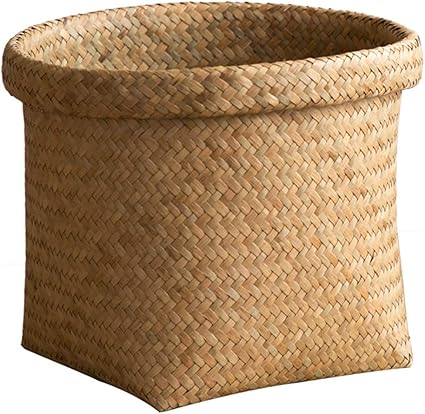 Cesto para Ropa Sucia Colada Tejido Ratán La Ropa Sucia Bin Organizador