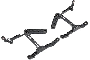 HECASA Fog Light Bracket Compatible with 2013-2024 Dodge Ram 1500 Classic Front Bumper Bracket Fog Lamp Mounting Kit Plastic(PA6) Driver & Passenger Side Replacement for 68232454AA, CH1061108