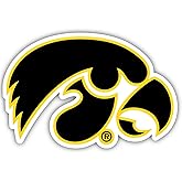 Iowa Hawkeyes 12x8 Inch Vinyl Decal Sticker Officially Licensed Collegiate Product