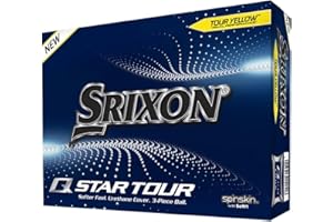 CLEVELAND GOLF Srixon Q-Star Tour 4 Golf Balls, Yellow (Prior Generation)