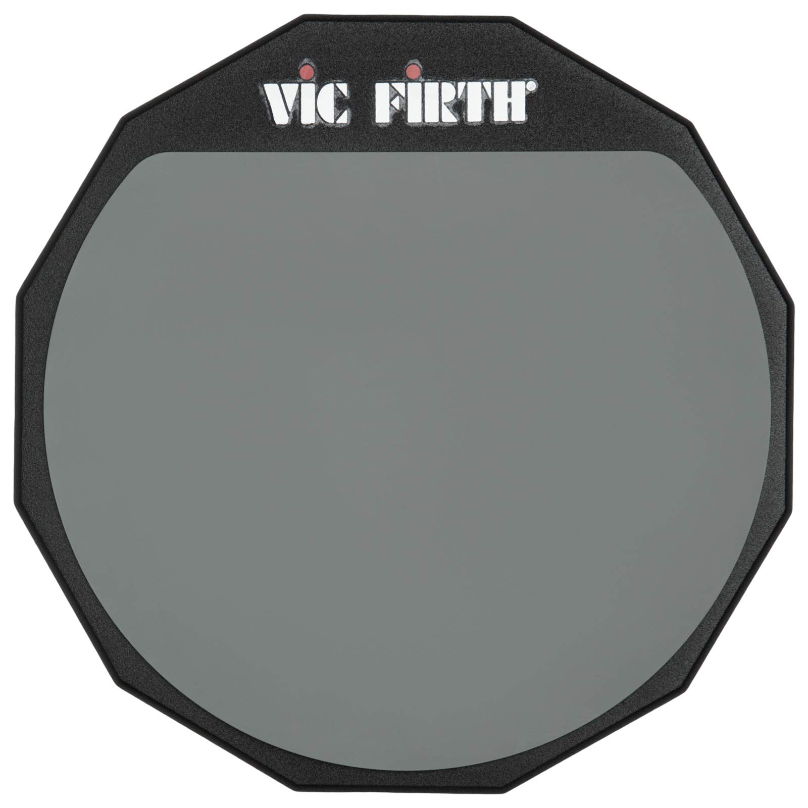 Vic FIrth - Single Sided Drumstick Practice Pad with VF logo - 12” Diameter