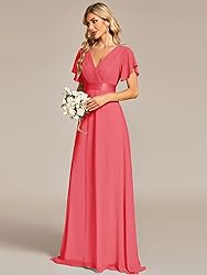 Ever-Pretty Women's Classic Chiffon Short Sleeve