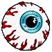 1 X MISHKA EYEBALL SKATEBOARD PATCHES EMBROIDERED # WITH FREE GIFT
