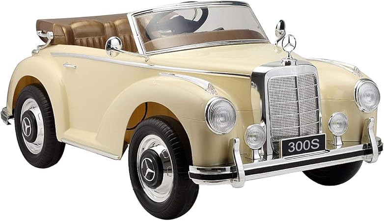 Amazon 電動乗用カー 乗用ラジコン メルセデスベンツ 300s 電動乗用ラジコンカー 乗用玩具 電動カー 車のおもちゃ 乗物玩具 White 電動乗用 おもちゃ