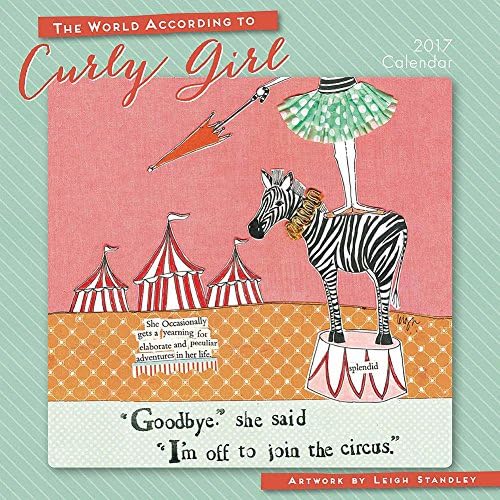 The World According to Curly Girl 2017 Mini/Small Wall Calendar