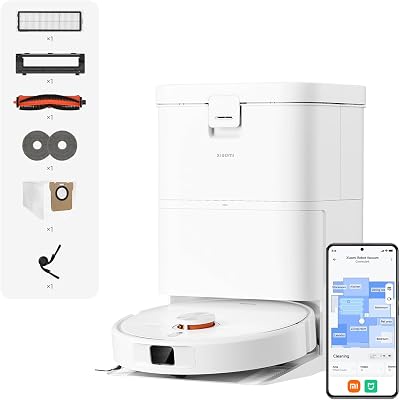 H50 Robot aspirapolvere con lavaggio e panno sollevabile, 10000 Pa
