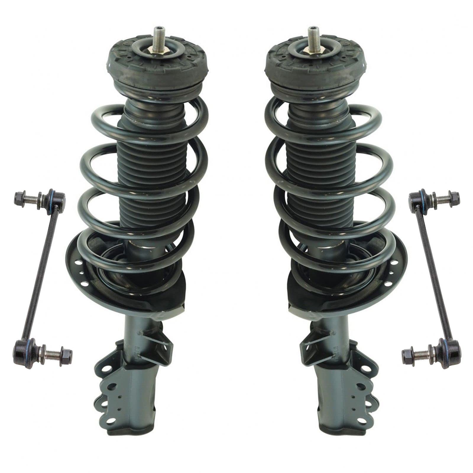 Photo 1 of TRQ Front Suspension Kit Complete Strut & Coil Spring Assembly Sway Bar Stabilizer Link Compatible with 2010-2016 Cadillac SRX