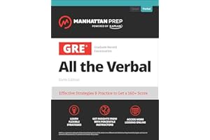 GRE All the Verbal: Effective Strategies & Practice from 99th Percentile Instructors