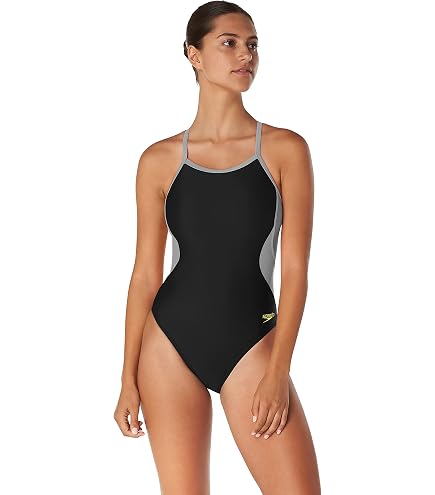 Amazon.com : Speedo Women's Mercury Splice Endurance+ Drop Back