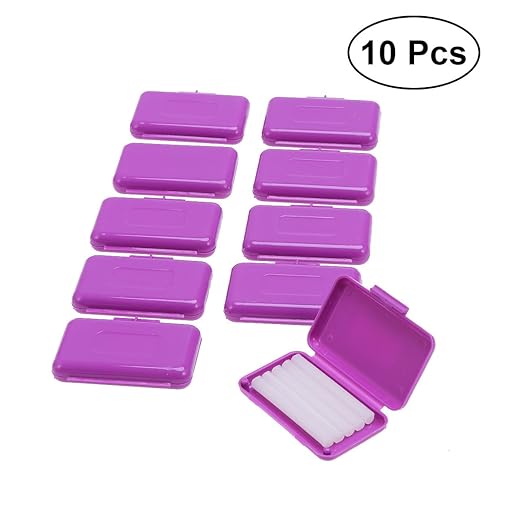 Healifty Zahnwachs kieferorthopädische Wachs für Zahnspange Träger Schmerzlinderung 10ST (Grape Flavour)