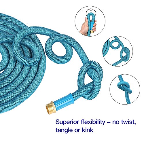GREENBEST 50FT Expandable Garden Hose, Strongest Parachute Quality