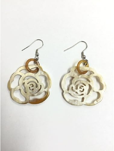 Amazon ベトナム 水牛 ピアス ハンドメイド ベトナム雑貨 ピアス 通販