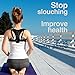 TOMIYA Figure 8 Posture Corrector Back and Shoulder Support Brace for Women & Men, Helps to Improve Posture, Prevent Slouching and Relieve Pain   