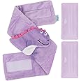 Hilph Baby Colic and Gas Relief for Newborns Infants, Heated Tummy Wrap, Baby Swaddling Belt Warmth, Natural Relief for Upset Stomach in Babies and Toddlers (Purple Dinosaur)