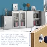 Mclcvp7re 4 Sets Zinc Alloy Security Drawer Locks Cabinet Mailbox Cam Lock w/ 4 view 6