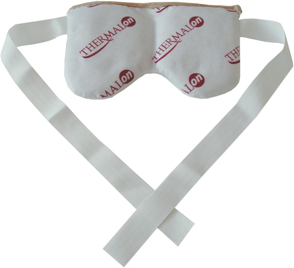 Thermalon Microwave Activated Moist Heat-Cold Sinus and Allergy Relief Mask. 5 1/2" x 8", with ties: Health & Personal Care