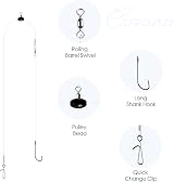 Luroad 5pcs Sea Fishing Pulley Rigs Single & Double Hooks 1/0-3/0 view 3