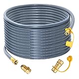 Upgraded 48 Feet 1/2 Inch Natural Gas Hose propane