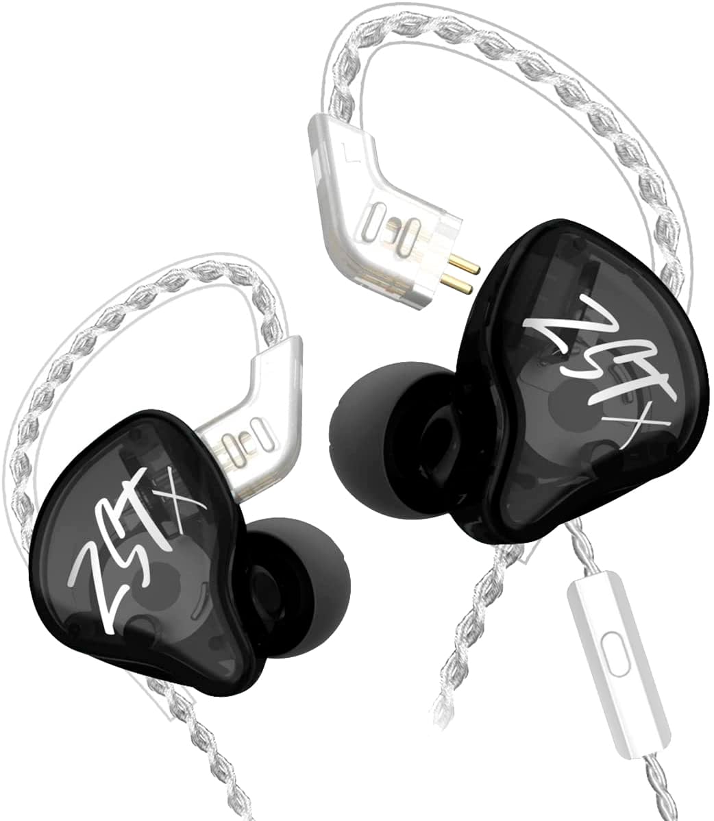 KZ ZST X Earbuds with Microphone Cyan